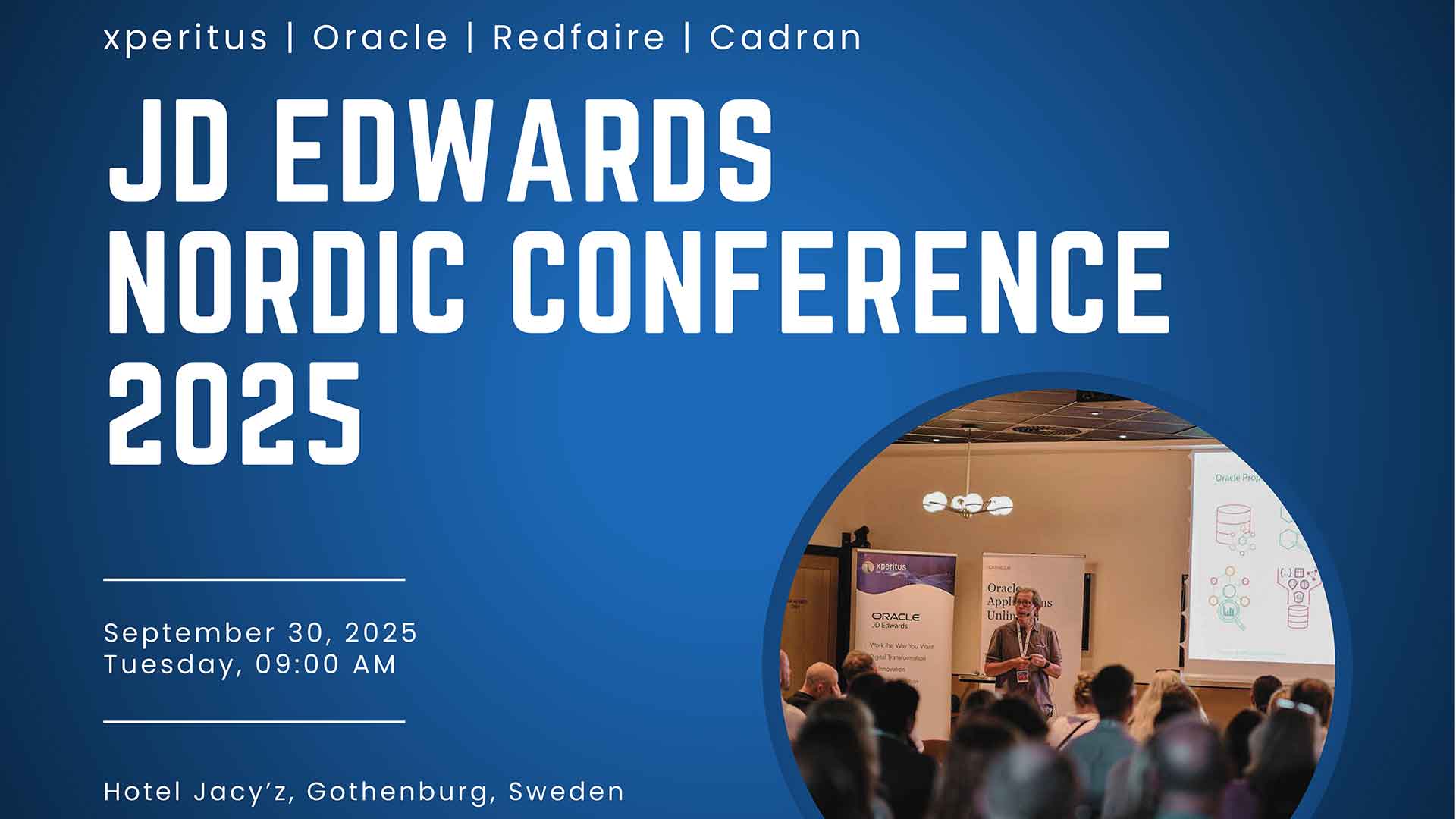 Welcome to the The JD Edwards Nordic Conference 2025