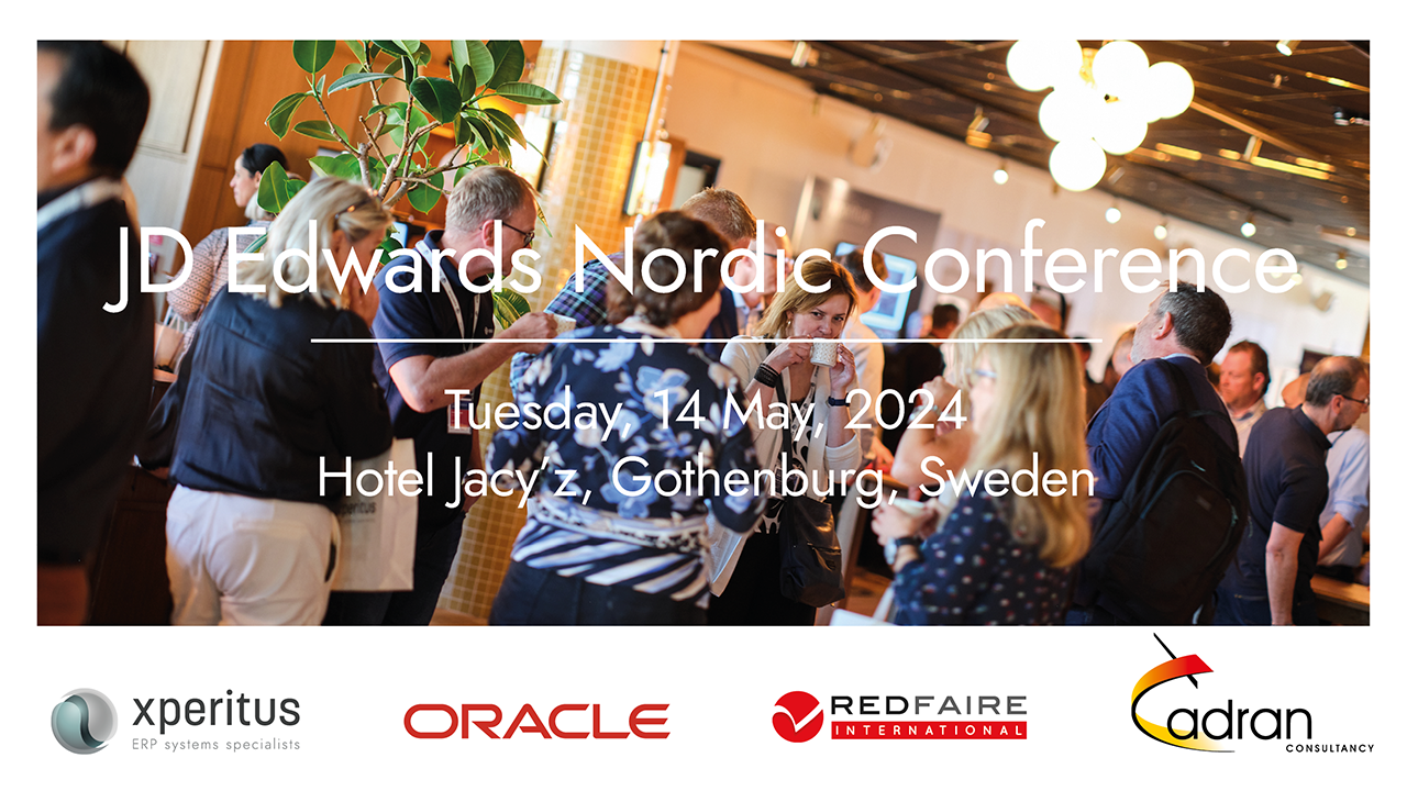 The JD Edwards Nordic Conference has once again proven to be an invaluable event