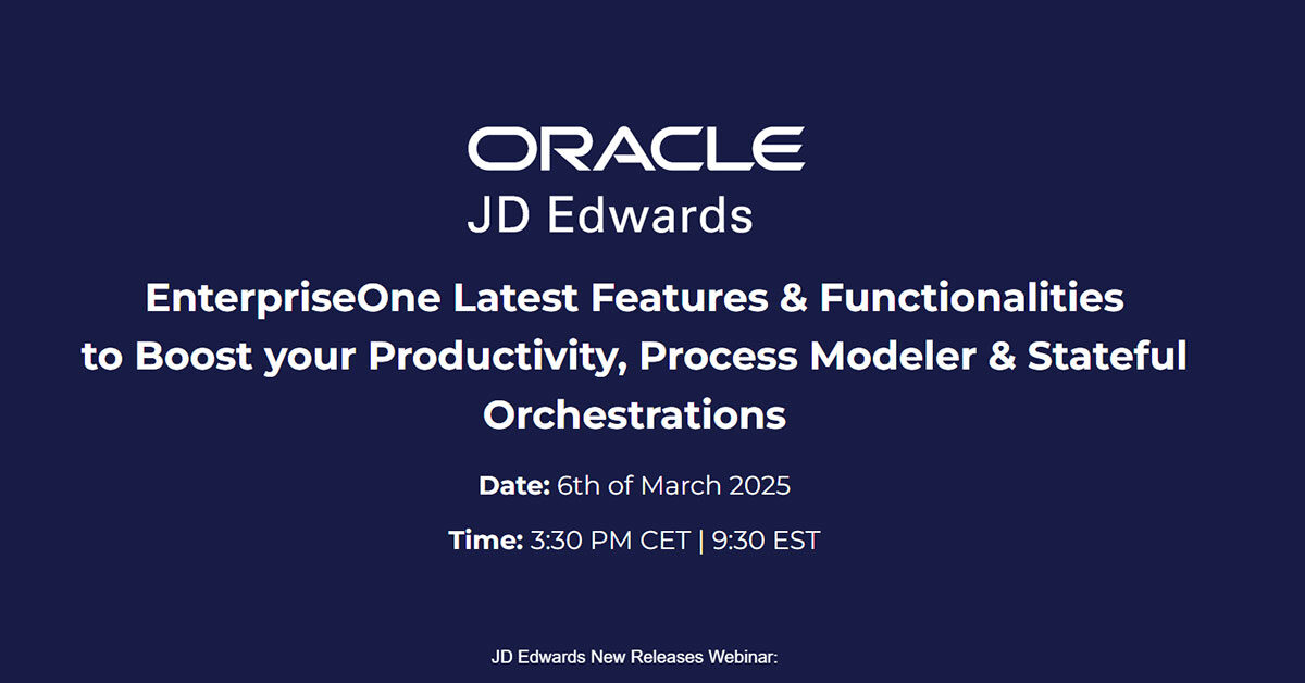 Gain expert insights on the latest JD Edwards automation capabilities.